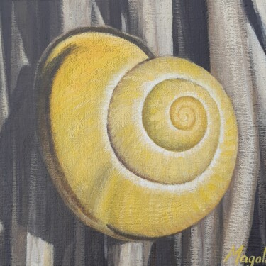 Petit escargot jaune